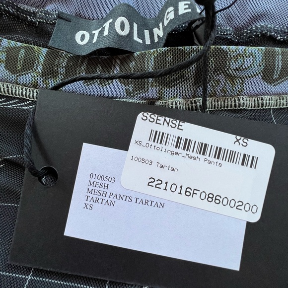 OTTOLINGER MESH PANTS IN TARTAN - Picture 6 of 6